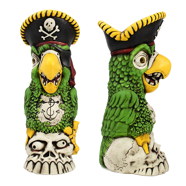 Ceramic Parrot Pirate Tiki Mug 500ml 2