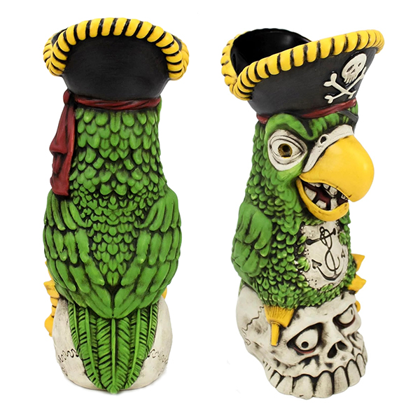 Seramik Parrot Pirate Tiki Mug 500ml 3