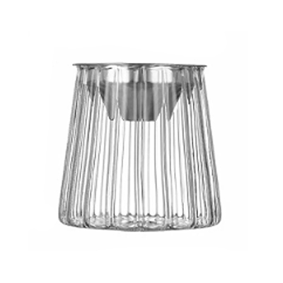 Glas konisch Windproof Ashtray 9cm