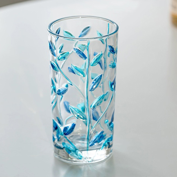 Leaf Hiball Glass 350ml - Asul 2