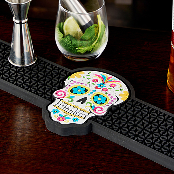 Lucky Skull Bar Mat 60 × 8.5cm 4