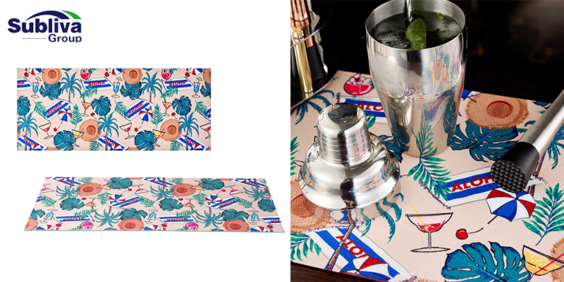 Gummi Hawaii Bar Runner 60×25cm