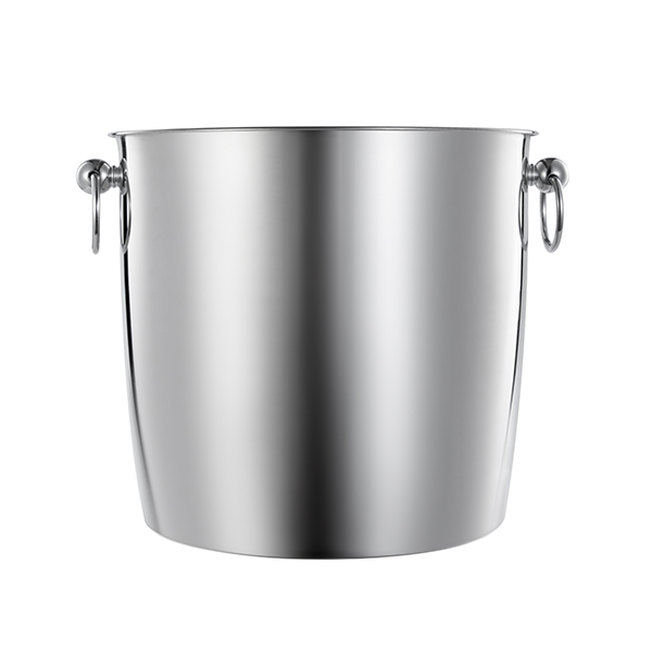 Stainless Steel Egbert Ice Bucket With Ring Handle 11.0L2