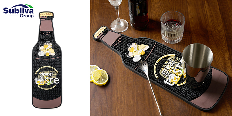 Beer Bottle Bar Mat 50×15cm 2