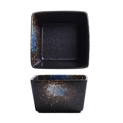 Blue Galaxy Deep Square Dish 9cm