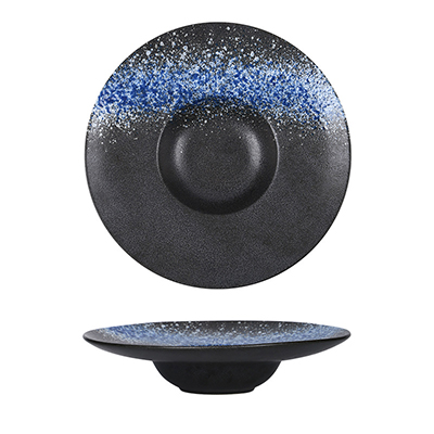 Blue Galaxy Deep Winged Pasta Dish 25.5cm