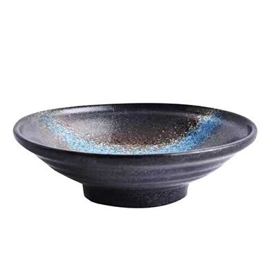 Blue Galaxy Footed Bowl 19.6cm