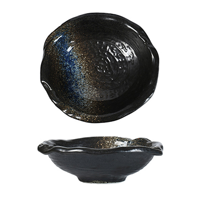 Blue Galaxy Irregular Round Bowl 22cm