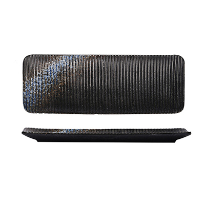 Blue Galaxy Rectangular Striped Plate 29.3cm×10.6cm