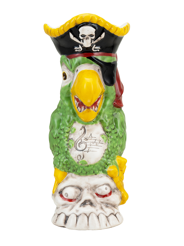 Ceramic Parrot Pirate Tiki Mug  500ml 6