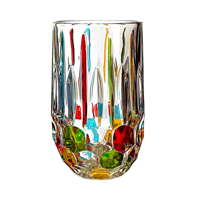 Colorful Serena Hiball Glass 400ml