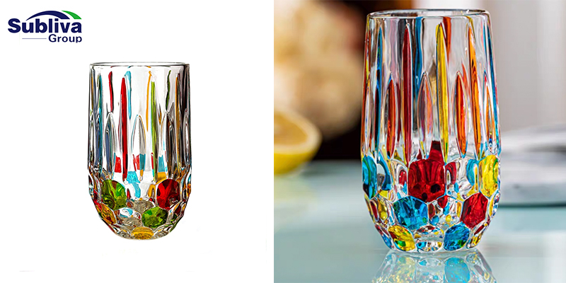 Colorful Serena Hiball Glass 400ml