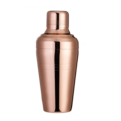 Copper Plated Japanese Luxury Cocktail Shaker 500ml