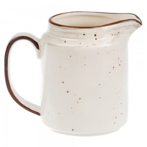 Faded Tree Rings Milk Jug 300ml - Brown