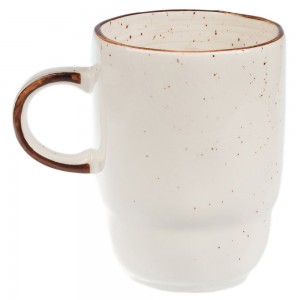 Faded Tree Rings Mug 450ml - Brown