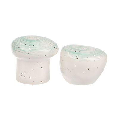 Faded Tree Rings Salt & Pepper Pourer - Turquoise