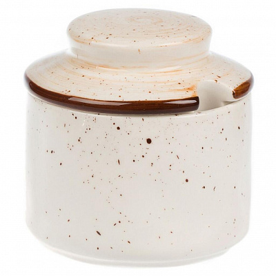 Faded Tree Rings Sugar Pot 250ml - Orange