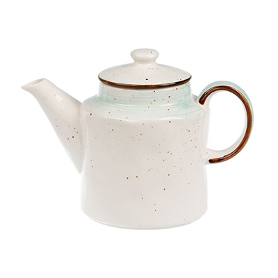 Faded Tree Rings Tea Pot 1L - Turquoise