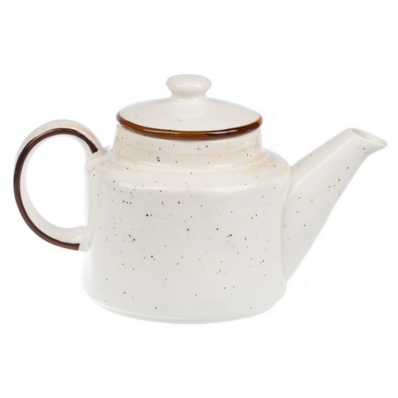 Faded Tree Rings Tea Pot 775ml - Orange