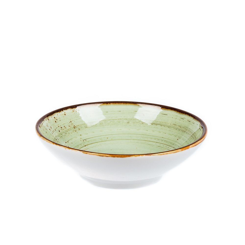 Tree Rings Bowl 14cm - Light Green