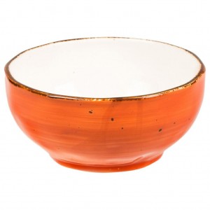 Tree Rings Bowl 15cm - Dark Orange