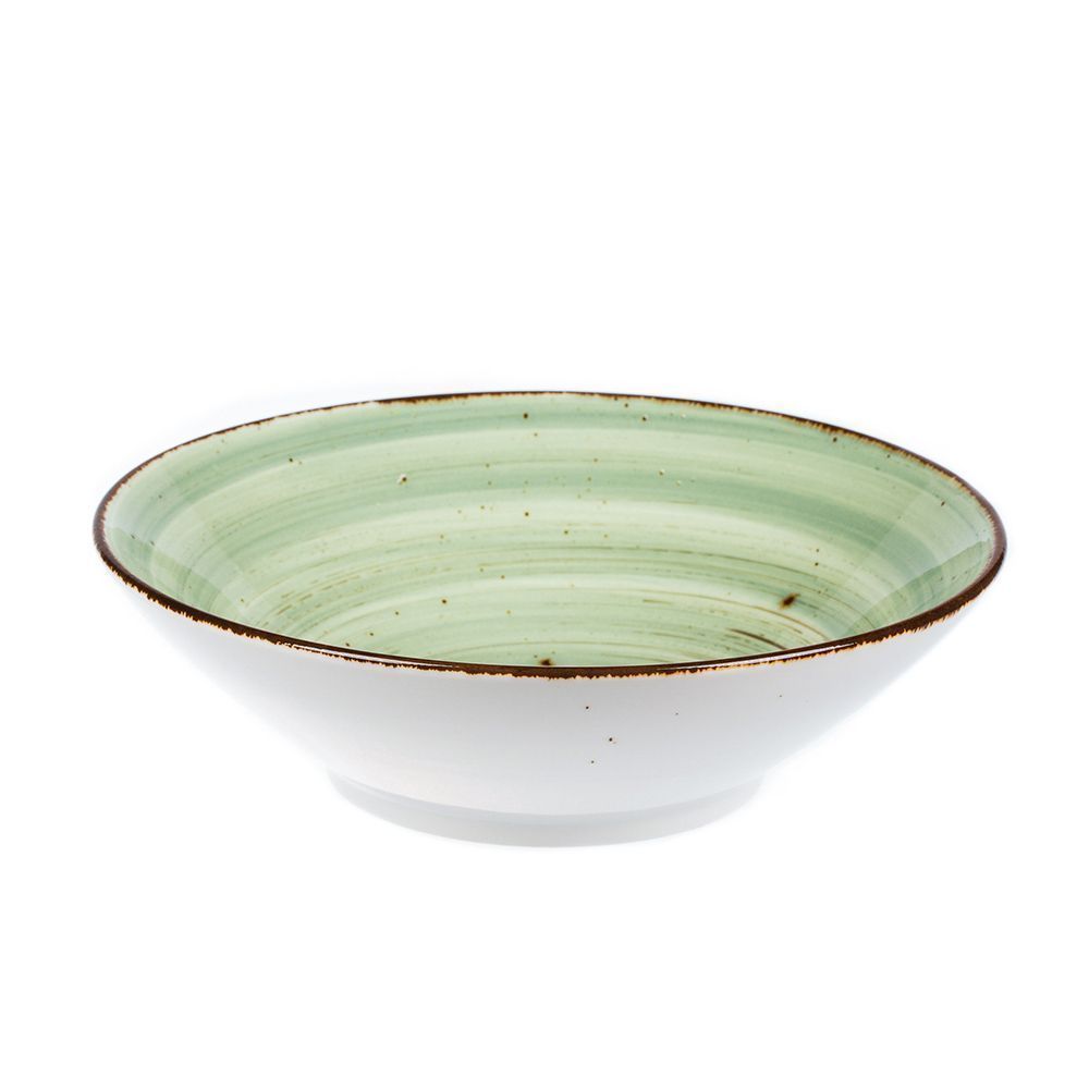 Tree Rings Bowl 23.6cm - Light Green