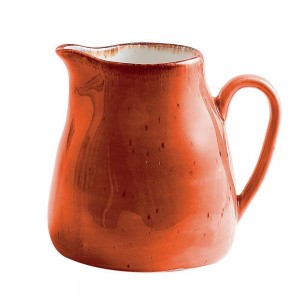 Tree Rings Milk Jug 275ml - Dark Orange