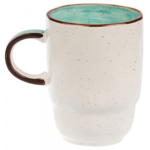 Tree Rings Mug 450ml - Turquoise