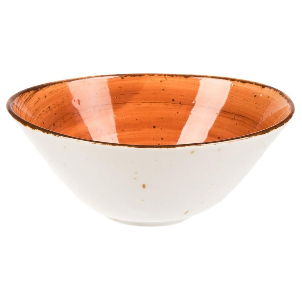 Tree Rings Oval Bowl - Brown