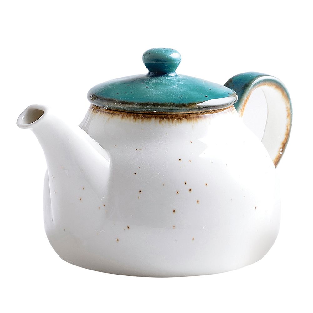 Tree Rings Tea Pot 660ml - Dark Turquoise