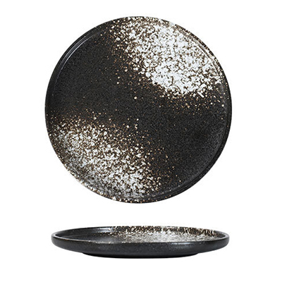 White Galaxy Round Footed Plate 19.2cm