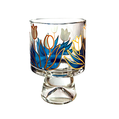 White Rose Glass With Base 230ml